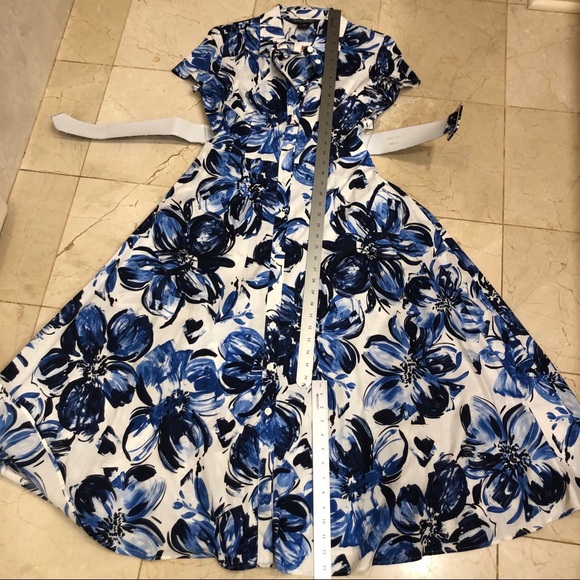 SOLD Jessica Howard 60s look full skirt dress, Size 10 - Picture 16 of 16